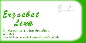 erzsebet limp business card